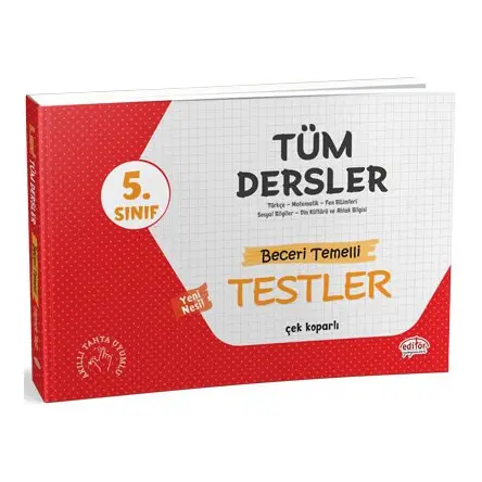 Editör 5.Sınıf Tüm Dersler Beceri Temelli Testler