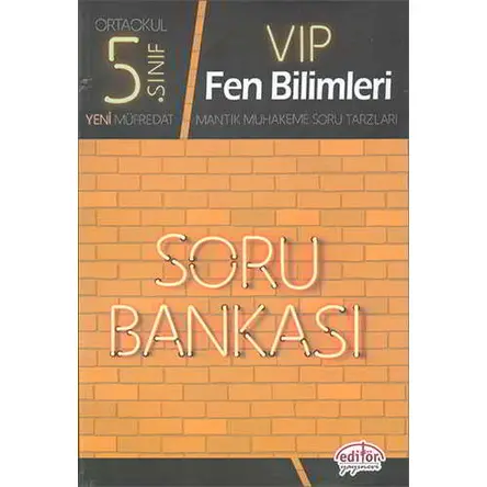 Editör 5.Sınıf VIP Fen Bilimleri Soru Bankası