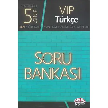 Editör 5.Sınıf VIP Türkçe Soru Bankası