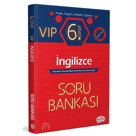 Editör 6. Sınıf VIP İngilizce Soru Bankası