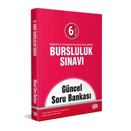 Editör 6.Sınıf Bursluluk Sınavı Güncel Soru Bankası