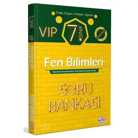 Editör 7. Sınıf VIP Fen Bilimleri Soru Bankası