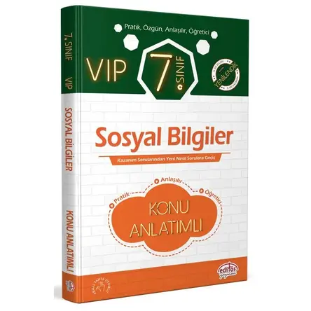 Editör 7. Sınıf VIP Sosyal Bilgiler Konu Anlatımı