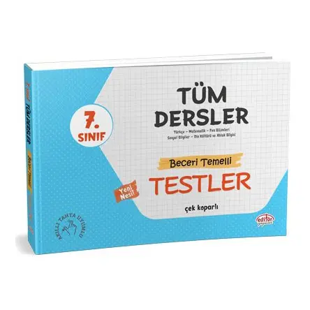 Editör 7.Sınıf Tüm Dersler Beceri Temelli Testler