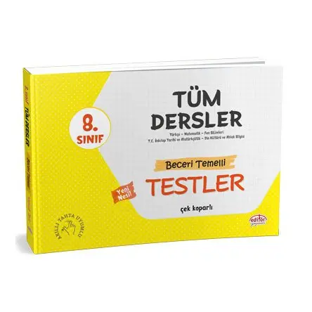 Editör 8.Sınıf Tüm Dersler Beceri Temelli Testler