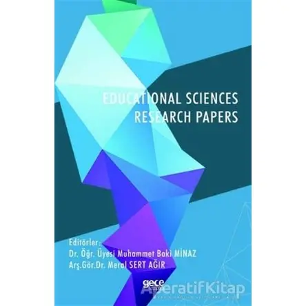 Educational Sciences Research Papers - Meral Sert Ağır - Gece Kitaplığı