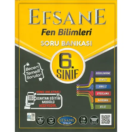 Efsane 2021 6. Sınıf Fen Bilimleri Soru Bankası