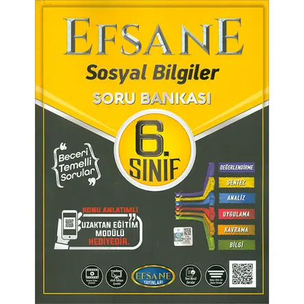 Efsane 2021 6. Sınıf Sosyal Bilgiler Soru Bankası