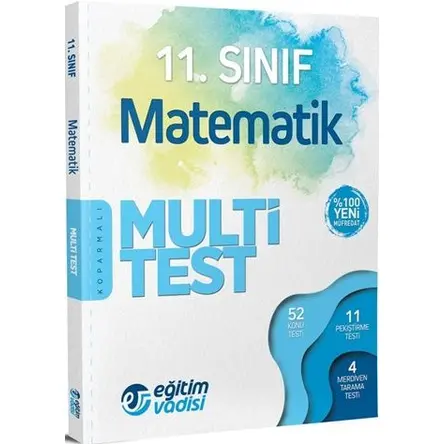 Eğitim Vadisi 11. Sınıf Matematik Multi Test Soru Bankası (Kampanyalı)