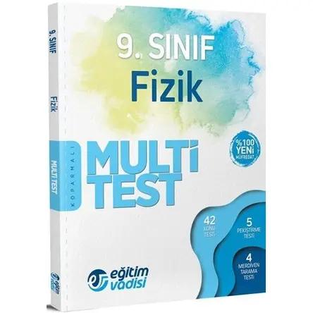 Eğitim Vadisi 9. Sınıf Fizik Multi Test Soru Bankası (Kampanyalı)