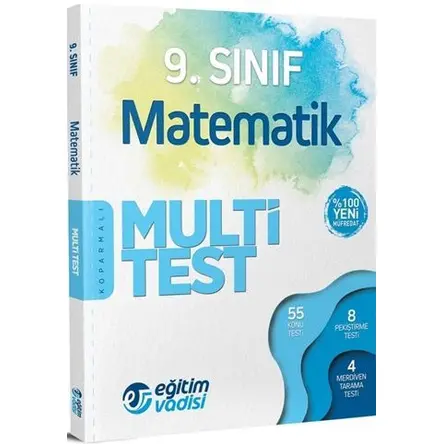 Eğitim Vadisi 9. Sınıf Matematik Multi Test Soru Bankası (Kampanyalı)