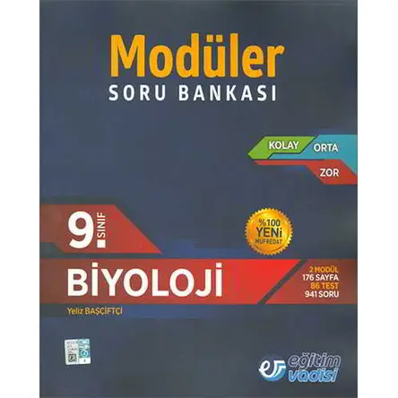 Eğitim Vadisi 9.Sınıf Biyoloji Modüler Soru Bankası