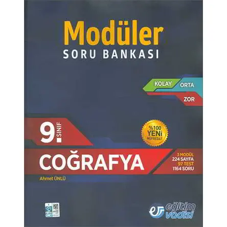 Eğitim Vadisi 9.Sınıf Coğrafya Modüler Soru Bankası