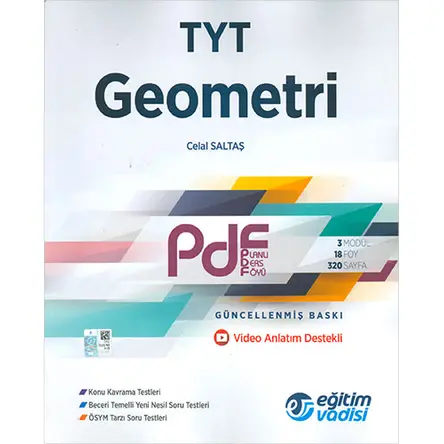 Eğitim Vadisi TYT Geometri PDF Video Anlatım Destekli (Kampanyalı)