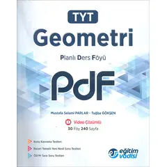 TYT Geometri PDF Planlı Ders Föyü Eğitim Vadisi Yayınları