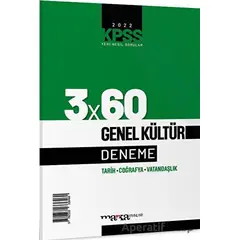 Marka 2024 KPSS Genel Kültür 3x60 Deneme Sınavı