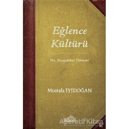 Eğlence Kültürü - Mustafa İyidoğan - Endülüs Yayınları