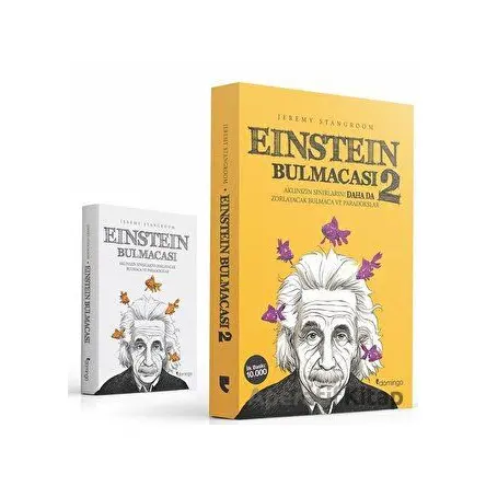 Einstein Bulmacası Seti (2 Kitap Takım) - Jeremy Stangroom - Domingo Yayınevi