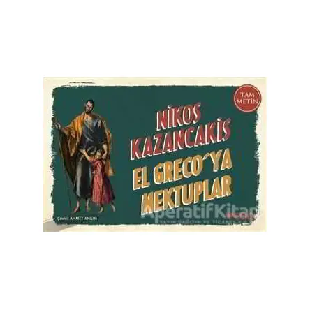 El Grecoya Mektuplar (Mini Kitap) - Nikos Kazancakis - Can Yayınları