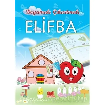 Boyamalı Çıkartmalı Elifba - Kolektif - Kitap Kalbi Yayıncılık