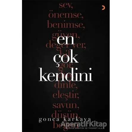 En Çok Kendini - Gonca Karkaya - Cinius Yayınları