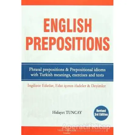 English Prepositions - Hidayet Tuncay - Yalın Yayıncılık