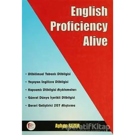 English Proficiency Alive - Ayhan Sezer - Pelikan Tıp Teknik Yayıncılık