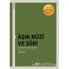 Aşık Ruzi ve Şiiri - Erhan Çapraz - DBY Yayınları