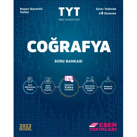 Esen 2022 TYT Coğrafya Soru Bankası