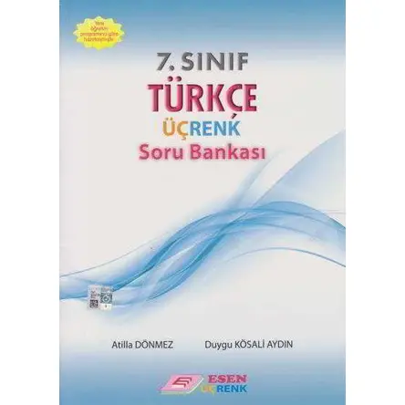 Esen 7.Sınıf Türkçe Üçrenk Soru Bankası (Kampanyalı)