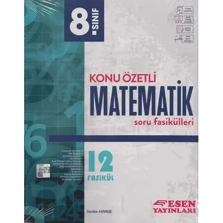 Esen 8. Sınıf Matematik Konu Özetli Soru Fasikülleri