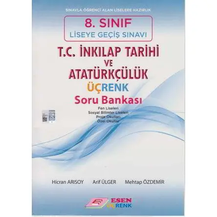 Esen 8.Sınıf İnkılap Tarihi Üçrenk Soru Bankası