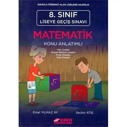 Esen LGS 8.Sınıf Matematik Konu Anlatımlı (Kampanyalı)