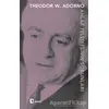 Ahlak Felsefesinin Sorunları - Theodor W. Adorno - Metis Yayınları