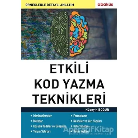 Etkili Kod Yazma Teknikleri - Hüseyin Bodur - Abaküs Kitap