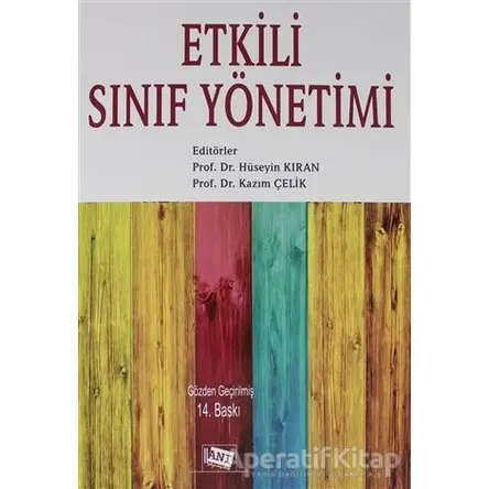 Etkili Sınıf Yönetimi - Ruhi Sarpkaya - Anı Yayıncılık