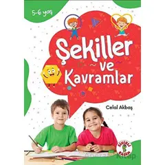 Dikkat Odaklı Etkinlik Kitabı Şekiller ve Kavramlar 5-6 Yaş - Celal Akbaş - Sihirli Kalem