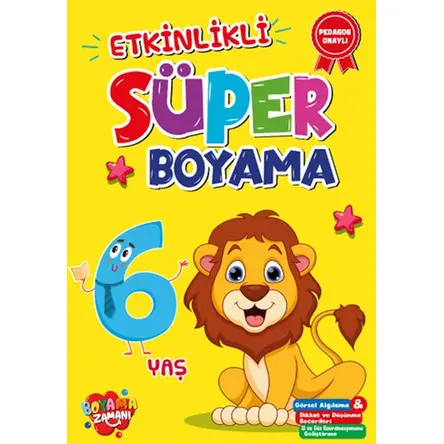 Etkinlikli Süper Boyama 6 Yaş Boyama Zamanı