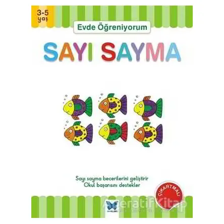 Evde Öğreniyorum - Sayı Sayma - Jenny Ackland - Mavi Kelebek Yayınları