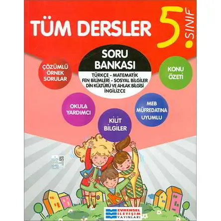 5. Sınıf Tüm Dersler Soru Bankası - Kolektif - Evrensel İletişim Yayınları