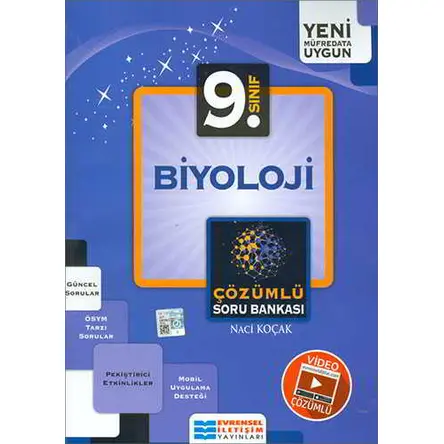 9. Sınıf Biyoloji Video Çözümlü Soru Bankası 2019 - Kolektif - Evrensel İletişim Yayınları