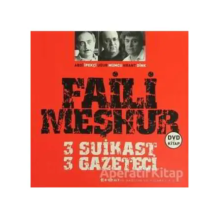 Faili Meşhur 3 Suikast 3 Gazeteci - Kolektif - Boyut Yayın Grubu