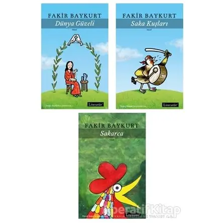 Fakir Baykurt Çocuk Kitapları Seti (3 Kitap Takım) - Fakir Baykurt - Literatür Yayıncılık