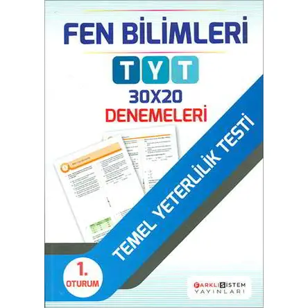 Farklı Sistem TYT Fen Bilimleri Çözümlü 30x20 Deneme