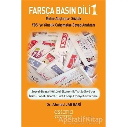 Farsça Basın Dili 1 - Ahmad Jabbari - Astana Yayınları