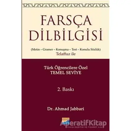 Farsça Dilbilgisi - Ahmad Jabbari - Siyasal Kitabevi