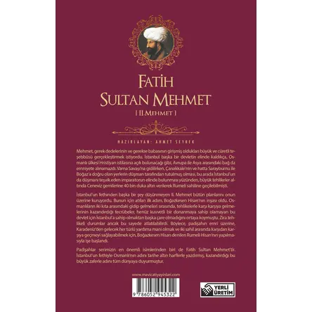 Fatih Sultan Mehmet (Padişahlar Serisi) Maviçatı Yayınları