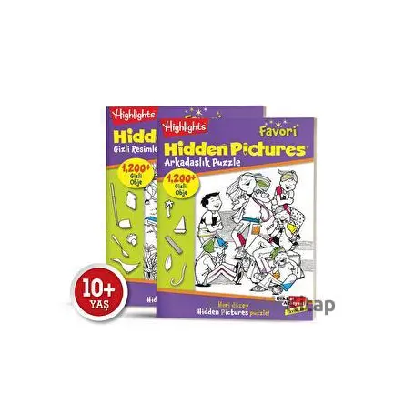 Favori Hidden Pictures 2li Set - Kolektif - Dikkat Atölyesi Yayınları