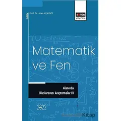 Matematik ve Fen Alanında Uluslararası Araştırmalar III