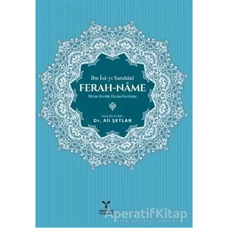 Ferah - Name - İbn İsa Saruhani - Umuttepe Yayınları